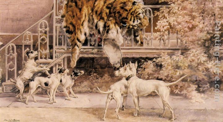 Edmund Henry Osthaus Hunting Tigers, the Terriers